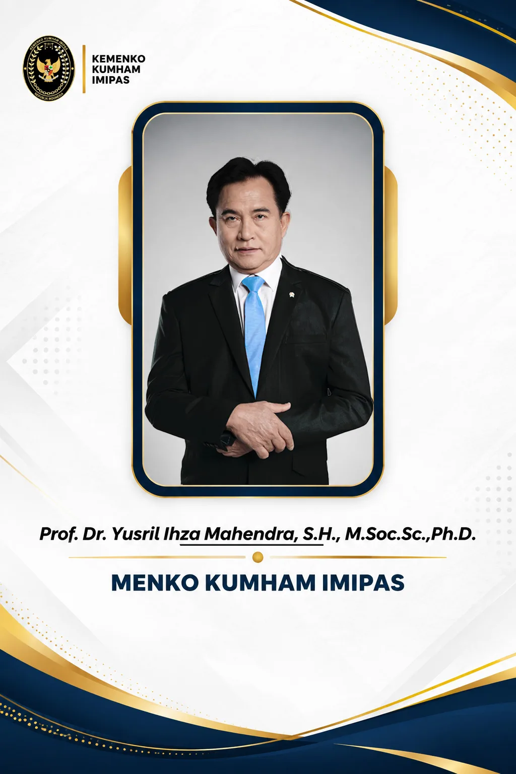 Foto Prof. Dr. Yusril Ihza Mahendra, S.H., M.Soc.Sc.,Ph.D.