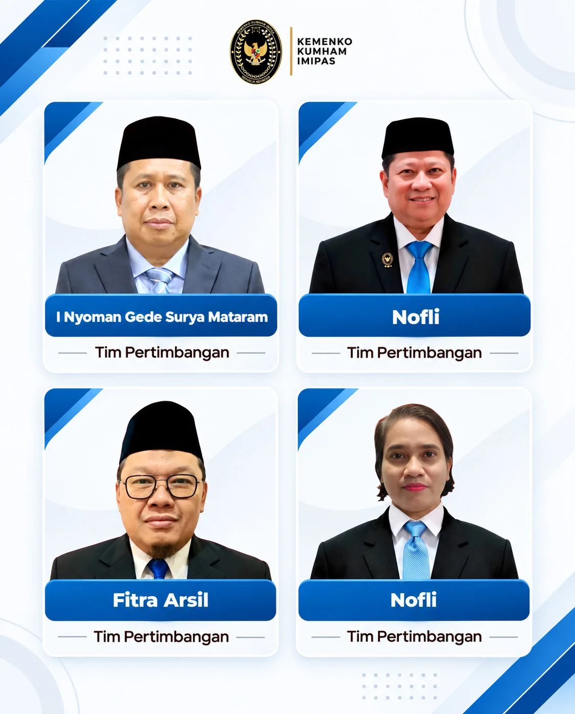 Foto Tim Pertimbangan PPID